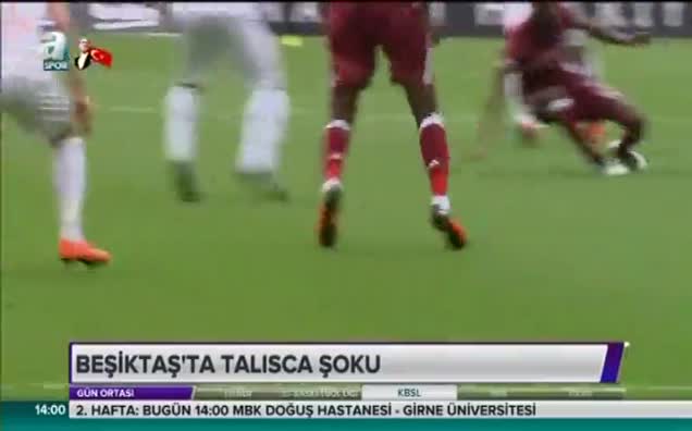 Beşiktaş'ta Talisca şoku!