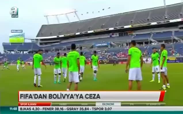 FIFA'dan Bolivya'ya ceza