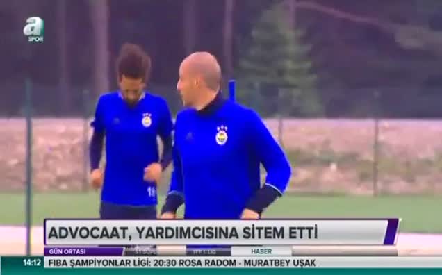 Advocaat yardımcısına sitem etti!