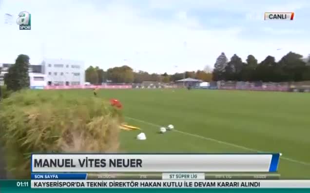 Neuer'den inanılmaz top kontrolü!
