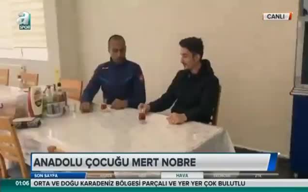 Anadolu çocuğu Mert Nobre