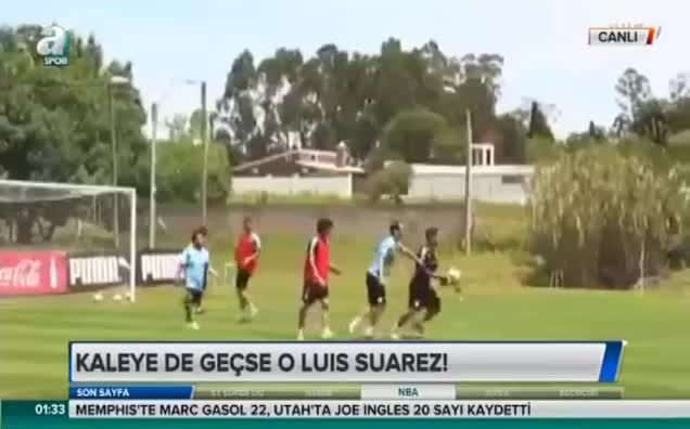 Suarez kaleye de geçse gol atıyor