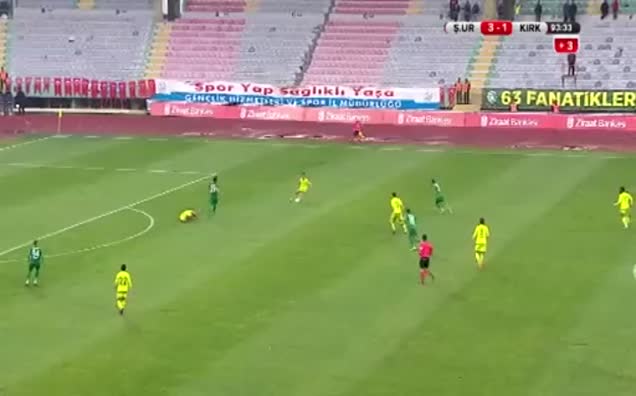 Şanlıurfaspor: 4-Kırklarelispor: 1