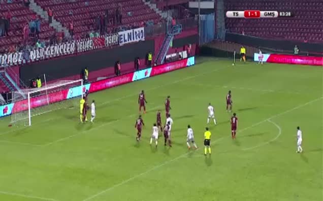 Trabzonspor: 1 - Gümüşhanespor: 2 (Salih Zafer Kurşunlu)