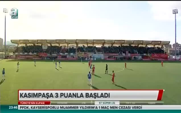 Sancaktepe Belediyespor: 1 - Kasımpaşa: 2 (ÖZET)
