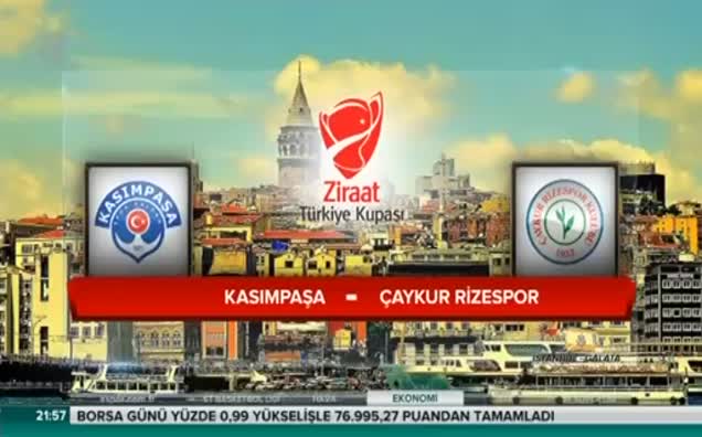 Kasımpaşa: 1 - Çaykur Rizespor: 6 (ÖZET)