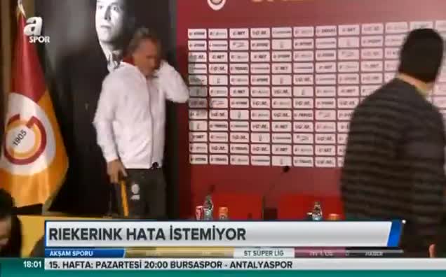 Riekerink hata istemiyor