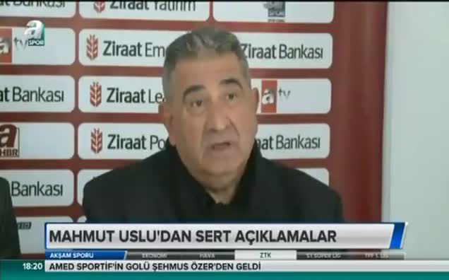Mahmut Uslu'dan sert açıklamalar