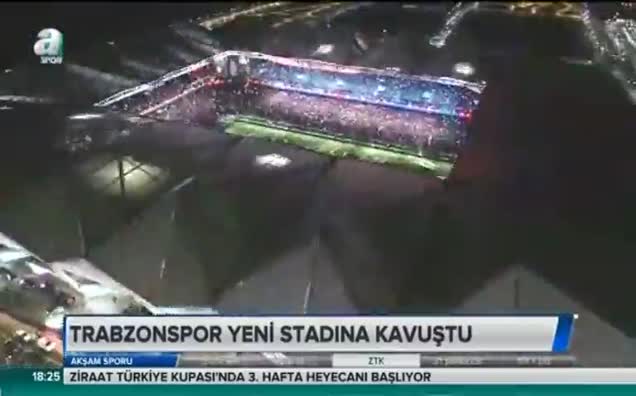 Trabzonspor yeni stadına kavuştu