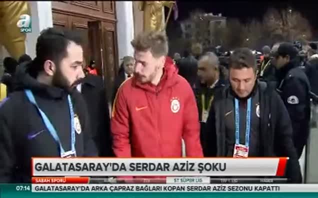 Galatasaray'da Serdar Aziz şoku