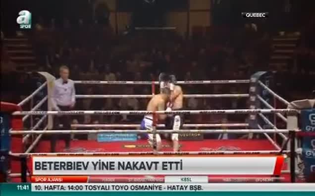 Beterbiev yine nakavt etti