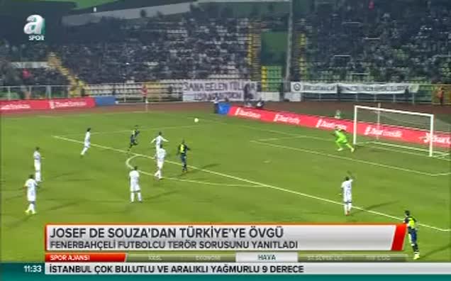 Josef de Souza'dan Türkiye'ye övgü