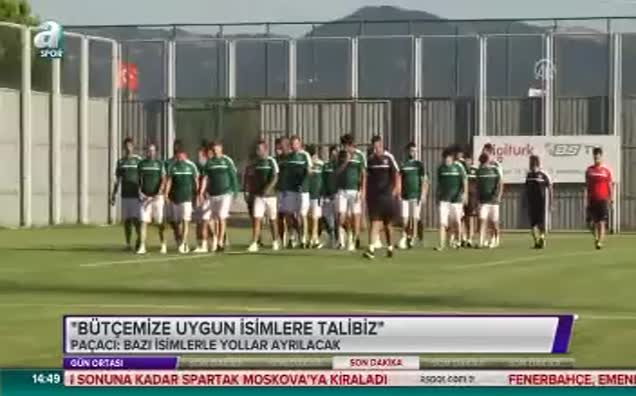 Bursaspor'da transfer açıklaması
