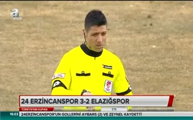 24Erzincanspor: 3 - Elazığspor: 2 (ÖZET)
