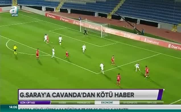 Cavanda'dan Galatasaray'a kötü haber