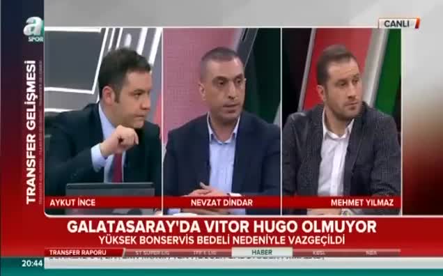 Galatasaray Vİtor Hugo'dan vazgeçti