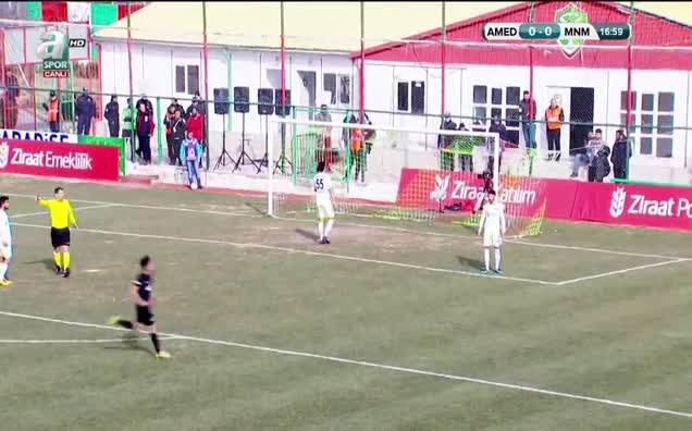 Amed Sportif: 1 - Menemen Belediyespor: 0