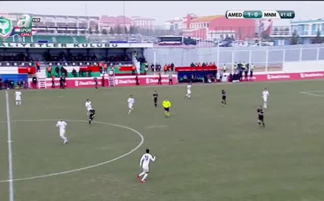 Amed Sportif: 1 - Menemen Belediyespor: 1