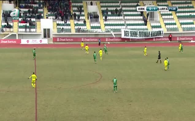 Kırklarelispor: 0 - Şanlıurfaspor: 2