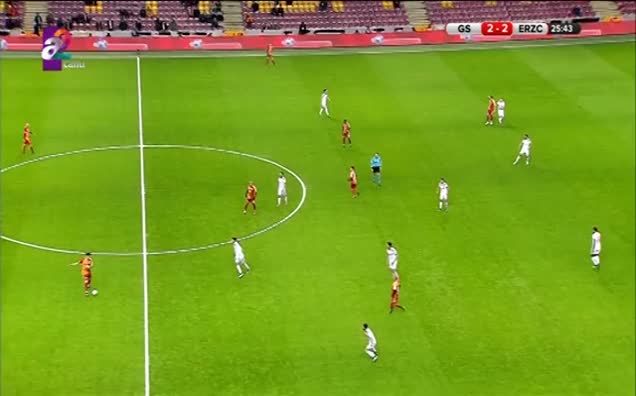 Galatasaray: 3 - 24 Erzincanspor: 2
