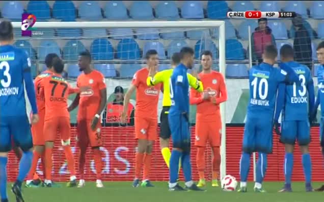 Çaykur Rizespor: 0 - Kasımpaşa: 2