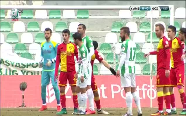 Yeni Amasyaspor: 1 - Göztepe: 0