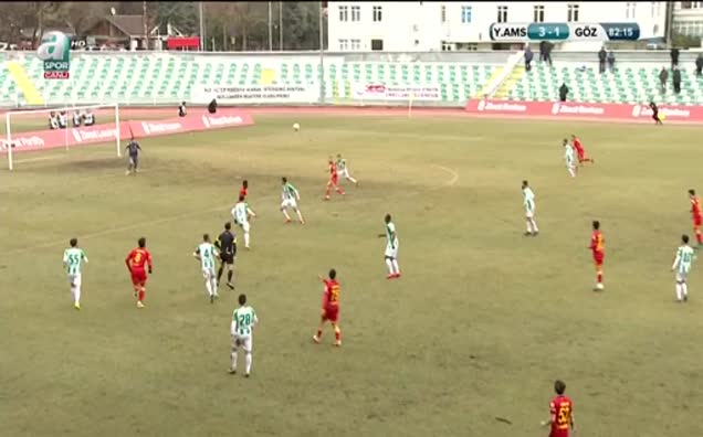 Yeni Amasyaspor: 3 - Göztepe: 2