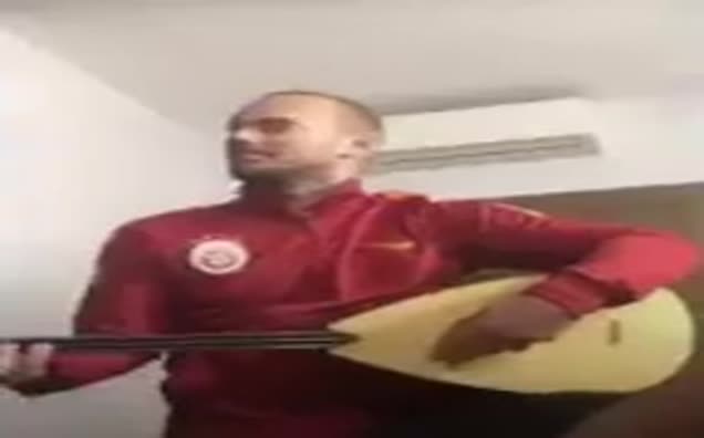 Sneijder'den bağlama şov