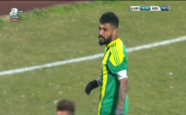 Şanlıurfaspor: 1 - Çaykur Rizespor: 2