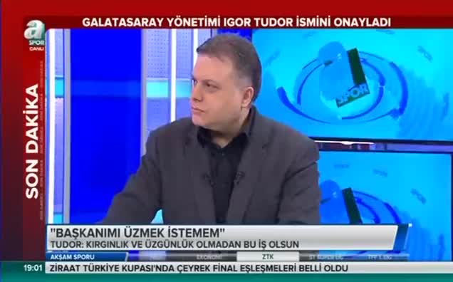 Serkan Korkmaz: Galatasaray, Tudor'u onayladı