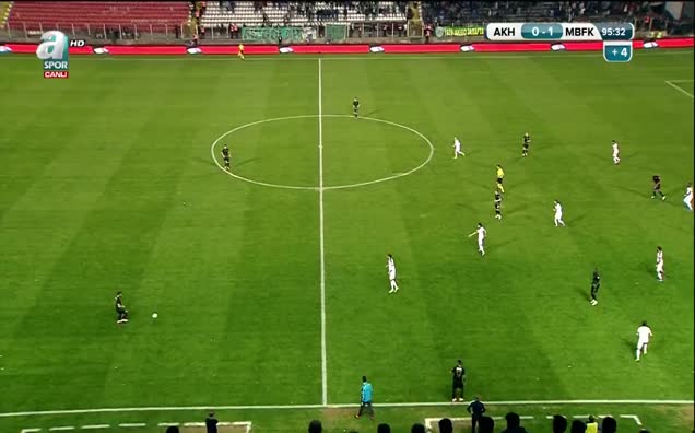 Akhisar Belediye: 0 - Medipol Başakşehir: 2 (Mehmet Batdal)