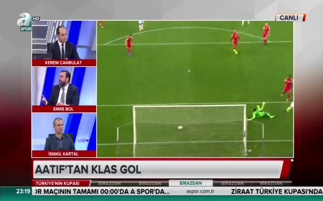 İsmail Kartal: Ben olsam Aatif'i kullanırım
