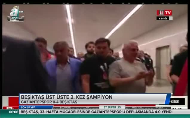 Şampiyon Beşiktaş İstanbul'a geldi