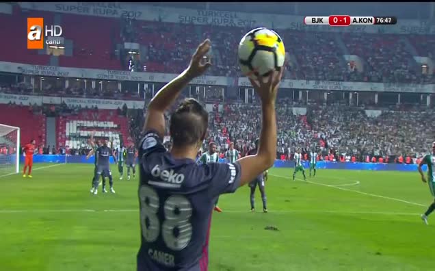 Beşiktaş 1 - 1 Atiker Konyaspor 78' (Cenk Tosun)