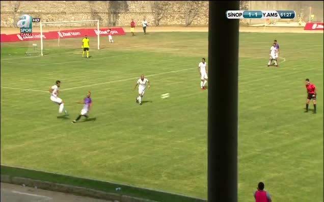 Sinopspor: 1 - Yeni Amasyaspor: 2