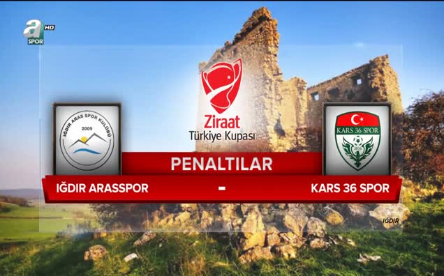 Iğdır Aras - Kars 36 Spor: 1-4 (PENALTILAR)