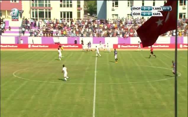 Sinopspor: 4 - Yeni Amasyaspor: 2