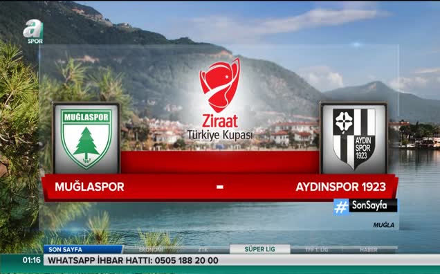 Muğlaspor: 1 - Aydınspor 1923: 0 (ÖZET)