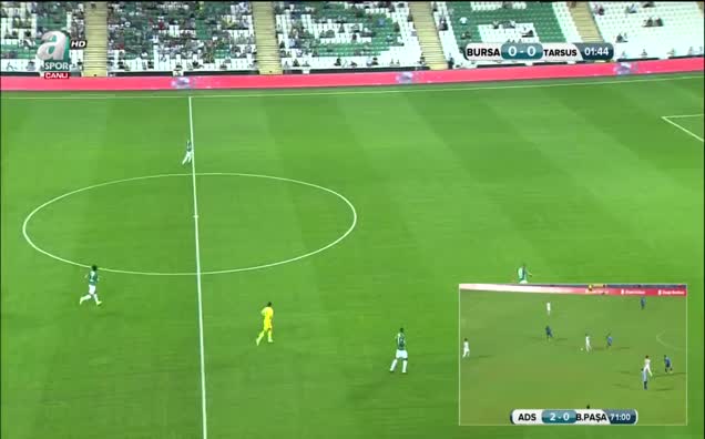 Bursaspor: 1 Tarsus İdman Yurdu: 0