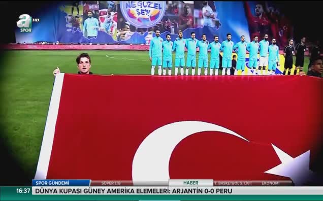 A Spor'dan millilere özel klip