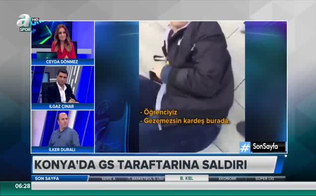 Konya'da Galatasaray taraftarına çirkin saldırı