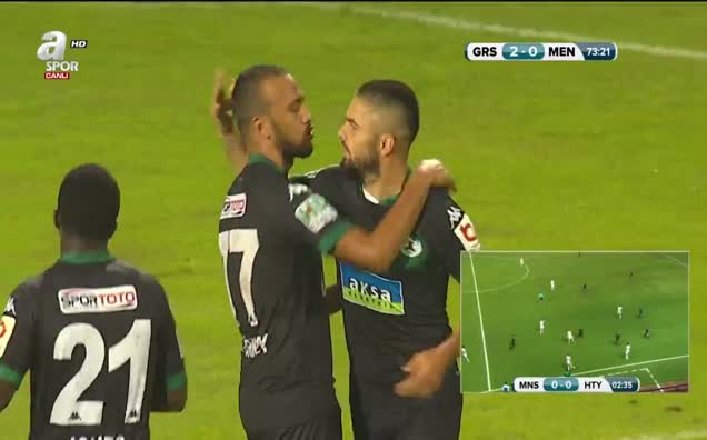 Giresunspor:2 - Menemen Belediyespor:0