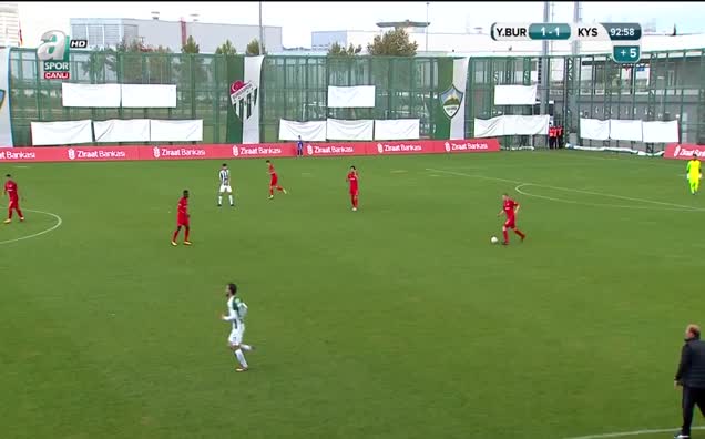 Yeşil Bursa: 1 - Kayserispor: 2