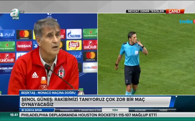 Şenol Güneş Monaco maçı kadrosuna 3 ismi almadı