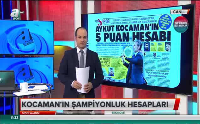 Kocaman'ın şampiyonluk hesapları