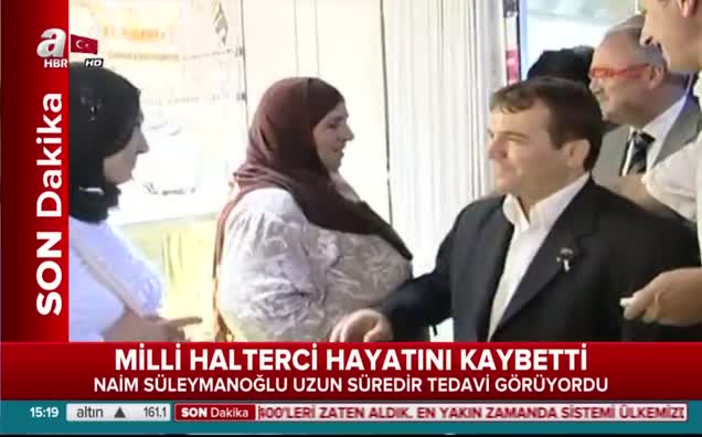 Erdoğan'dan Naim Süleymanoğlu mesajı