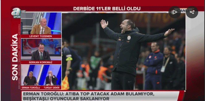 Erman Toroğlu'ndan Tudor'a: "Sana ne lan..."