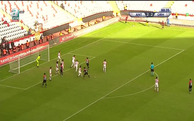 Antalyaspor: 2 - Orhangazispor: 3