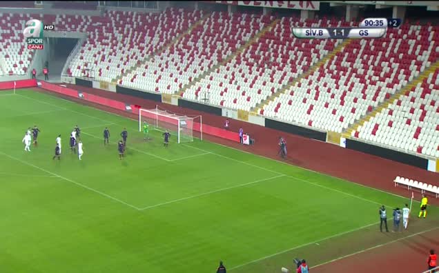Sivas Belediyespor: 2 - Galatasaray: 1