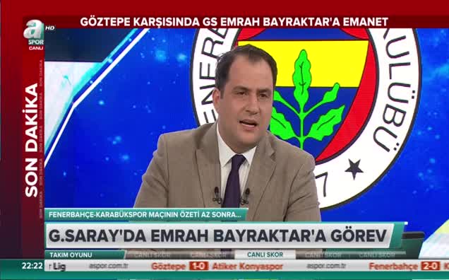 Göztepe karşısında Galatasaray Emrah Bayraktar'a emanet